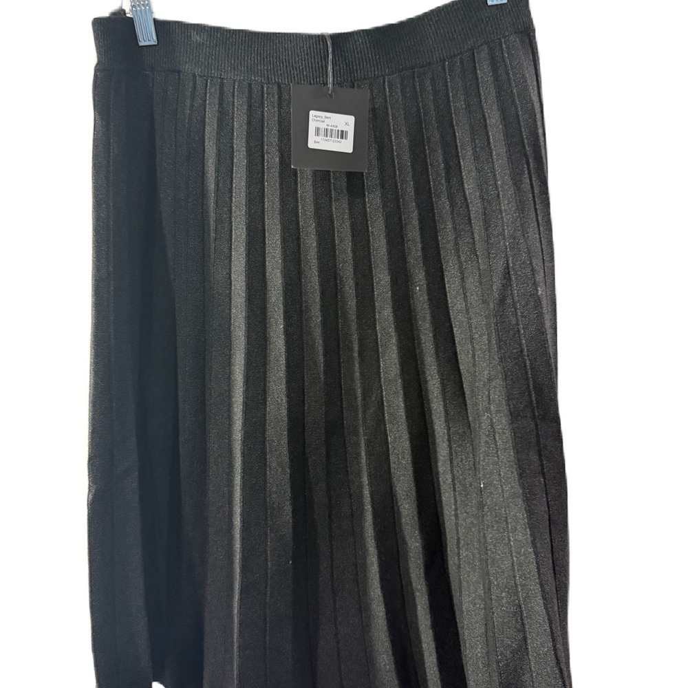 Slate Legacy Gray A-Line Pleated Skirt XL